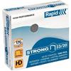 RAPID - Lotto di 3 scatole da 1000 graffette Strong 23/20, zincate