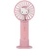 OTL Technologies Ventilatore portatile HELLO KITTY con batteria ricaricabile colore rosa e oro