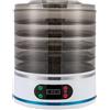 YISSALE Essiccatore per Alimenti 350W, Disidratatore Alimentare con 5 Ripiani, Temperatura Regolabile 35-70 °C, Timer 1-72 h, per Frutta, Verdura, Carne, Erbe e Snack