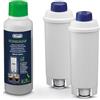 De'Longhi Set Filtro per Acqua Macchina Caffè e Ecodecalcificante , Filtro Addolcitore Acqua e Anticalcare (200 ml) per Macchina da Caffè, DLSC322