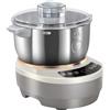 Generic Impastatrice per impasto 7L con funzione di fermentazione, miscelatore antiaderente in acciaio inossidabile per la casa - Include misurini e cucchiai dosatori, pannello temporizzazione, lievitatore 25