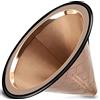 Apace Living Filtro per Caffè Pour Over - Gocciolatore per Caffè Riutilizzabile in Acciaio Inox con Base Larga in Metallo - Compatibile con Chemex Bodum e altre caffettiere