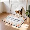 Tinyboy-hbq Zerbino Personalizzato con Foto, Logo e Nome, Zerbino Ingresso Esterno Lavabile in Lavatrice Antiscivolo, Tappeto Personalizzato Regali per Casa Nuova (40 x 60 cm)