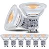 DEIFUA Lampadina LED GU10 Luce Bianco Caldo 2200K 3.5W Equivalente 50W Alogena, Pacco da 6, 385lm PAR16 Senza sfarfallio, Lampada Riflettore Ambrata Vintage, Fascio Largo 360° Non-Dimmerabile