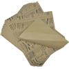 LMUTUSS Fogli di carta da forno, resistente all'olio, stampa di giornali vintage per alimenti, impermeabile resistente al calore a prova di strappo per hamburger, patatine, panini, formaggio, torte, 100 fogli