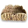 MECSAL CASALINGHI Porta tovaglioli in giacinto d'acqua 22 * 22 * 8cm, intreccio, design naturale, portatovaglioli