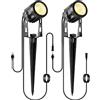 ECOWHO Extend Garten Light, COB Faretti LED da Esterno IP65 Faretto da Giardino LED Spot (senza spina)(per faretti 4 in 1)