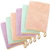 COZYMIRE Set Lavette Bagno 15x21cm Morbidi e Resistenti Manopole da Bagno Riutilizzabili Perfetto per Pelle Secca, Grassa e Sensibile Ideali per la Cura Quotidiana e gli Ospiti 6 Pezzi-004
