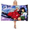 IMFLY Anime Inuyasha - Asciugamani in microfibra, XXL, da spiaggia, per ragazze e bambini (E, 90 x 180 cm)