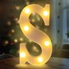 Fancysky Lettere LED da 22 cm, Lettere Luminose Led, Adatte per Proposte di Matrimonio, Festival, Feste e altri Eventi per Creare un'atmosfera Romantica e Accogliente (S)