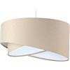 BPS Koncept Lampada a sospensione Galaxy Beige, Bianco 1 x E27 Ø 50 cm H: 105 cm dimmerabile