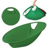 Genérico Bacinella pieghevole bucato - rotondo, compatto e resistente, bordi morbidi, impugnatura ergonomica - ideale per trasportare panni - XL (66 cm) | Cesto portabiancheria pieghevole | cestino biancheria