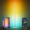 Govee Lampade da Terra LED RGBIC, Piantana Lampada da Terra Funziona con Alexa, Matter, APP, 16 Milioni di Colori Musica Sincronizzazione a Luce Calda per Soggiorno, Camera da Letto, Ufficio, Argento