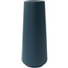 Generic Vaso lungo in plastica, con bottiglia verticale, ornamento nordico, vaso idroponico per composizioni floreali, decorazione per la casa (blu)