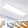 OTREN Plafoniera LED Soffitto Dimmerabile 120x30cm, 40W Pannello LED con Telecomando 3600LM Lampada da Soffitto per Ufficio Soggiorno Camera da Letto Cucina, 2800K-6000K
