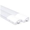Fynokst Plafoniera LED Lineare da Soffitto 120CM, 36W 3960LM Neon LED, 3000K-6500K Plafoniera Bagno, Collegabile, IP65 Reglette Garage per cantina, garage e magazzino, 2PC