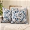 Miuyunya Set di 2 Federe Cuscini Divano Bohémien 40x40 Copricuscini Divano Moderna Motivo Boho Mandala Fodera per Cuscino con Cerniera Invisibile per Soggiorno Camera Letto Auto Decorazione