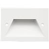 Eurekaled Segnapasso LED da incasso compatibile con scatola 503 3W calda o naturale 220V IP65 (Bianco, 6500K)