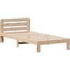 vidaXL Letto Senza Materasso 90x200 cm in Legno Massello di Pino, Telaio Letto, Letto, giroletto, mobili per Camera da Letto, Base Letto