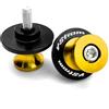 XICHENMU Bobine di Forcellone Moto in Alluminio CNC Per V-Strom 250 1050 XT V Strom 650 VStrom 800DE DL650 DL100 Viti Per Supporto Slider Forcellone Da 8 Mm Per Moto(YELLOW)