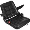 XUEMANSHOP Sedile trattore universale con braccioli e cintura di sicurezza, schienale regolabile a 35 - 180°, portata 100 kg, per tosaerba, trattori, escavatori