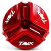 BUYTUS Compatibile con TMAX 560 530 T-MAX 500 T MAX SX DX 2021 2022 2023 Accessori moto Coperchio tappo olio motore(Red)