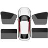 Generico Compatibile con Toyota GR Yaris 4 Pezzi Parasole Magnetiche per Finestre Auto, Tendina Sole Per Auto Tendina Sole Per Auto Protezione UV e Oscuramento Tenda Parasole Auto, Facile Montaggio