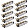 Futheda 10PCS 6SMD LED bianco 12 V indicatori laterali luci anteriori posteriori indicatori di luce luci di posizione laterali per camion caravan camper barca trattore Bus camion camper