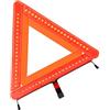 ibasenice Triangolo di Avviso LED Rosso Pieghevole per Auto LED Autoilluminante e Materiale Abs Resistente per Segnalazione Stradale Notturna Sicura