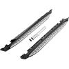 ISINEVER Set di pedane laterali, compatibili con Mercedes Benz GLC X253 C253 2015-2023, battitacco in alluminio, antiscivolo, robusto, sinistro e destro