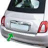 MCPerformance Protezione paraurti posteriore compatibile con FIAT 500, 500C Cabrio | 2016-2020 Acciaio Inox Opaco Protezione per Bordo del Bagagliaio Di Carico