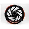 BIKE-label Adesivo per bordo cerchione, colore arancione, compatibile con KTM 1290 Super Duke R e GT X710040