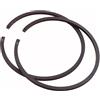 YXYFA 2 pezzi Anello pistone 46/47/48/49/50/51/52/54/56/58/60X1,5mm Motosega Decespugliatore Soffiatore Parti Anello pistone standard(50X1.5mm)