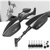 DINGZEN Motociclette specchietti Per CF&MOTO 700 CLX 700CLX 700CL-X 700 CLX 700 CLX700 CL-X700 Specchietti Retrovisori Motociclette Specchietti Retrovisori Posteriori Sinistro Destro