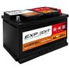 La Casa della Batteria Batteria Auto Expedit Moving Energy Tech Batteria 12v Batteria Auto 100Ah 830A L4 100P DX Dimensioni 31.5×17.5×19 cm Senza Manutenzione Pronta all'Uso Made in Italy