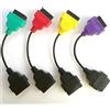 OTKEFDI OBD Cavo Adattatore OBD II,Cavo OBD2 diagnostico OBD Automatico per la Maggior Parte delle Auto di Marca Italiane Diagnosi OBD A1, A2, A3, A4 Adattatore