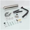 LEOVINCE Marmitta Leovince compatibile con Scooter Kymco 50 Super 8 4T 2007 a 2020 7470 / QM50QT-6 / 139QMB
