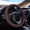 QWEFVB Coprivolante per auto con coccinelle e gocce di pioggia, antiscivolo, elastico e traspirante, accessorio universale per auto, 38 cm, per auto, SUV, berlina, furgoni, camion