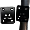 Generico Portatarga Monopattino Elettrico per Nuova Targa Italiana 5x6 cm - Alluminio 2 mm Taglio Laser - Montaggio Anteriore o Posteriore - Verniciatura Industriale Resistente