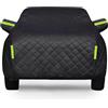 RONGESAEFS Telo Copriauto Antigrandine per Ford Puma ST, Copriauto antigrandine Anti UV Vento Antipolvere, Copri Protezione Grandine Adatt, Cotone