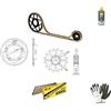farbrothersonline COMPATIBILE CON HONDA CB F Hornet Abs (PC41) 600 2008-08 KIT CATENA CORONA PIGNONE PER MOTO TRASMISSIONE DID 525VX3 LUN 118 MAGLIE,CORONA ACCIAIO P525-Z43,PIGNONE P525-Z16 SPECIFICO