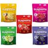 SUMMMER Frutta e Bacche Liofilizzate - 5 Sacchetti Snack - Fragole, Lamponi, Ananas, Mirtilli e Mele - Senza Zuccheri Aggiunti, Snack di Frutta Liofilizzata 100% Naturale per Bambini e Adulti