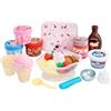 Little Tikes Creative Chefs Ice Cream Kit - con Speciale Sabbia Make-It! Mix, 17 Accessori, set per Giochi di Finzione Realistici, Età 3+, NON COMMESTIBILE