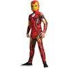 RUBIE'S Avengers Ufficiale - Costume classico Iron Man per bambini, taglia 5-6 anni, 105-116 cm, tuta rossa e gialla e maschera, per Halloween, carnevale, idea regalo di Natale