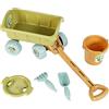 Theo Klein Piccolo Goes Bio 7660 - Carrello con secchio | Robusto carrello in bioplastica | Include secchio, rastrello, pala e setaccio | Giocattolo per bambini a partire da 1 anno