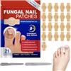 BAOSROY Fungal Nail Patches,21pcs Funghi Unghie Piedi,Cerotti per Unghie Incarnite Piedi,Micosi Unghie Piede Patches,Trattamento Antifungino per Unghie,Cerotti per Trattamento Unghie Dei Funghi