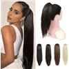 PARXITN Claw Jaw - Extension per capelli sintetici a coda di cavallo, lunghezza 40 cm, per donne