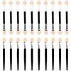 TRKETK 40 Pezzi Applicatore Ombretto Professionale Pennello per Ombretto a Doppia Punta Spugna Pennello Applicatore di Pennello da Trucco Portatile per Donne Trucco Quotidiano Makeup Tool