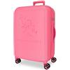 Disney Joumma Traveling with Minnie Fucsia Valigia Media 44x65x26 cm Rigido ABS Lucchetto a Combinazione Integrato 63L 3.4kg 4 Doppie Ruote