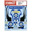 STUDIO27 1/24 BMW Z4 Walkenhorst Motorsport #18 Nur 2015 for Fujimi DC1133 Decal